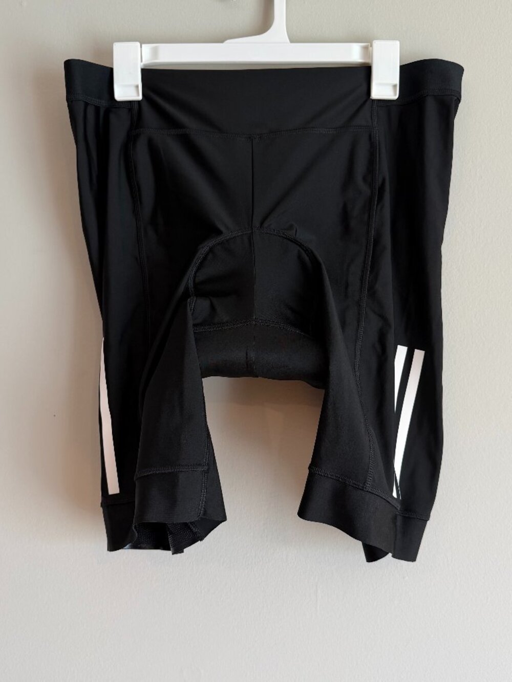 adidas JD9150 Mens 2XL Essentials 3-Stripes Padded Cycling Shorts Black